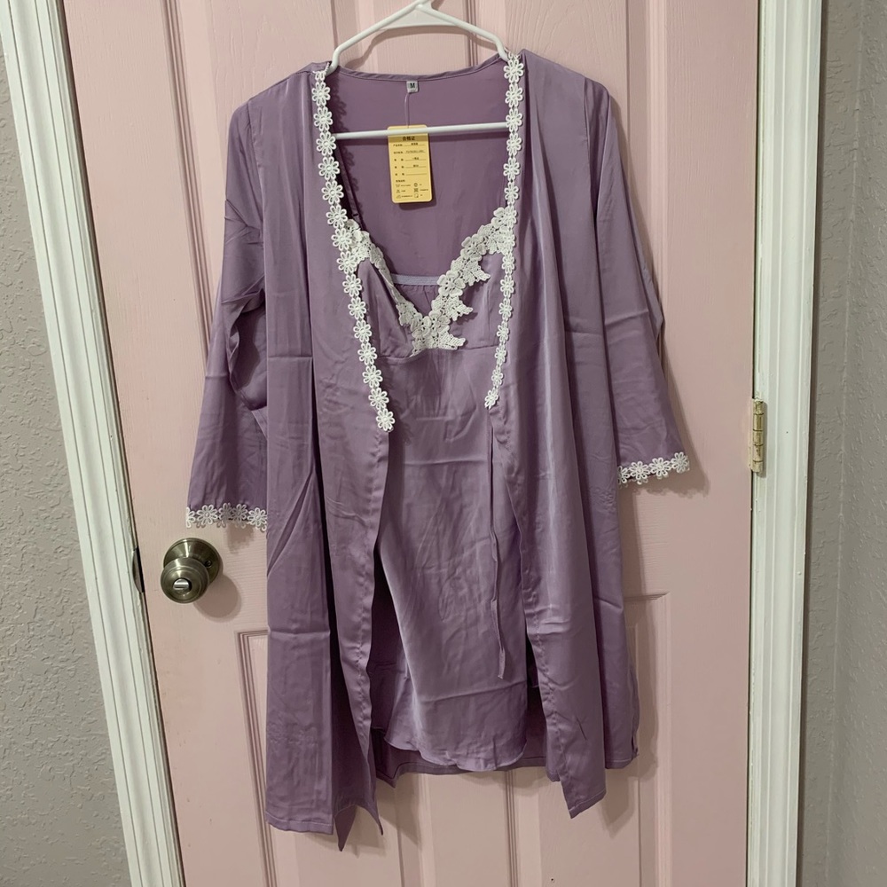 Robe & Slip Dress Set